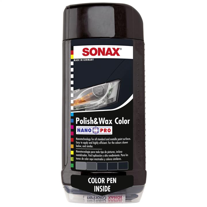 Sonax 296100 Nanopro polIrol wosku kolorovy chorniy sonax 0,5 l 296100: Dobra cena w Polsce na 2407.PL - Kup Teraz!