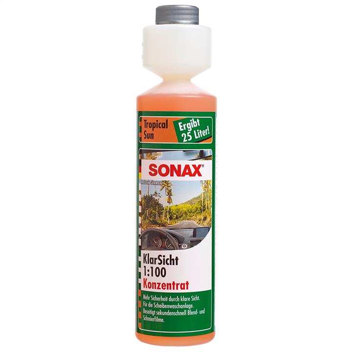 Sonax 387141 Summer windshield washer fluid, concentrate, 1:100, Tropical sun, 0,25l 387141: Buy near me in Poland at 2407.PL - Good price!