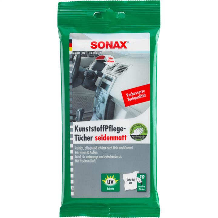 Sonax 415800 Plastic cleaning cloths, matte effect 20x18 cm, 10 pcs. 415800: Buy near me in Poland at 2407.PL - Good price!