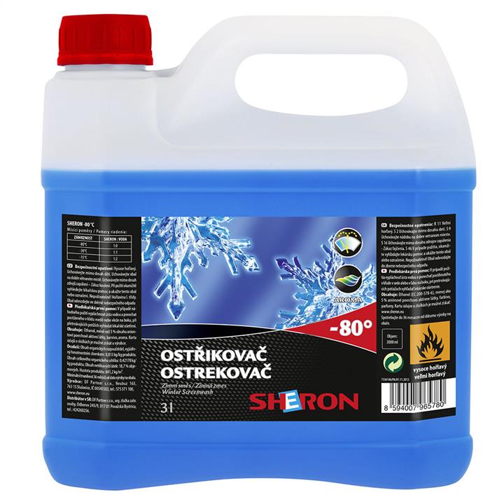 Sheron 963984 Winter windshield washer fluid, concentrate, -80°C, 3l 963984: Buy near me at 2407.PL in Poland at an Affordable price!