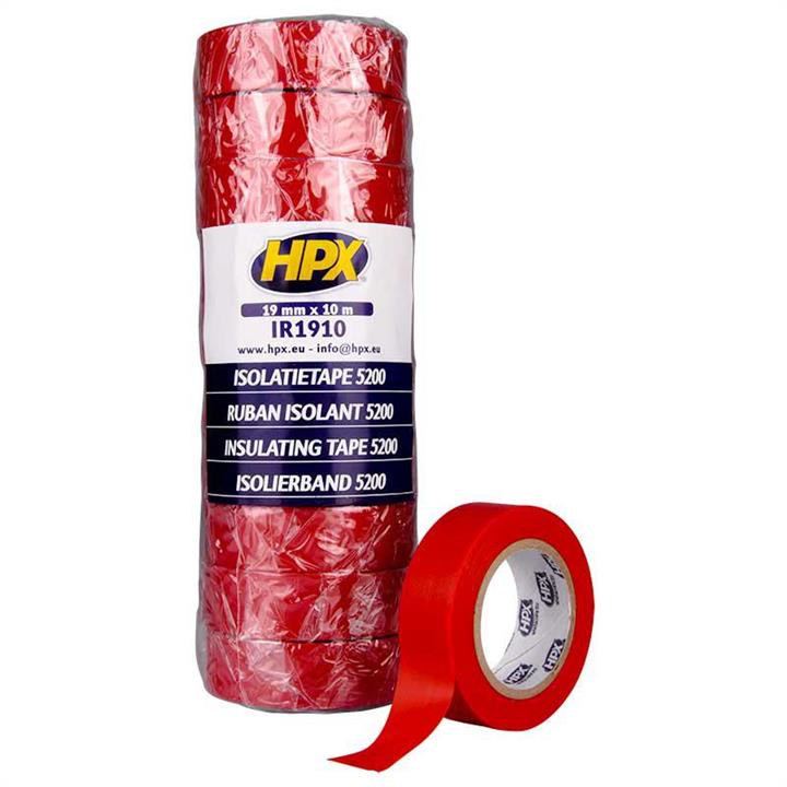 Hpx IR1910 Insulating tape red, 10 m IR1910: Buy near me in Poland at 2407.PL - Good price!