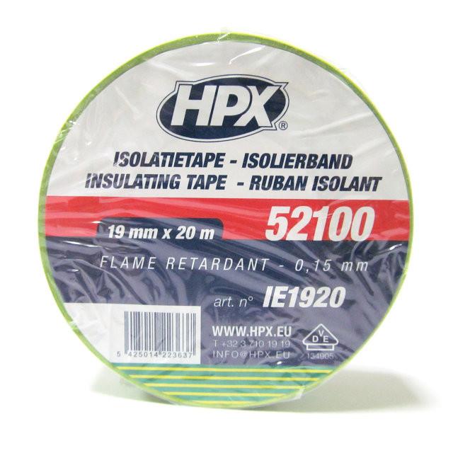 Hpx IE1920 Insulating tape yellow-green, 20 m IE1920: Buy near me in Poland at 2407.PL - Good price!