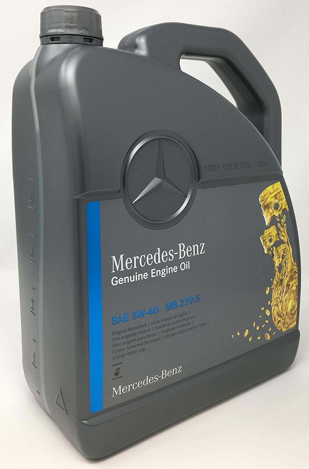 Olej silnikowy Mercedes Genuine Engine Oil 5W-40, 5L Mercedes A 000 989 92 02 13 AIFE