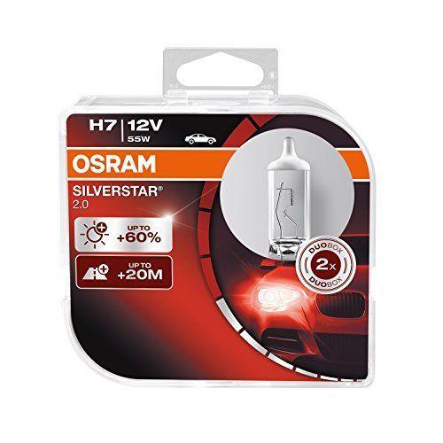 Osram 64210 SV2 DUOBOX Лампа галогенная Osram Silverstar +60% 12В H7 55Вт +60% 64210SV2DUOBOX: Отличная цена - Купить в Польше на 2407.PL!