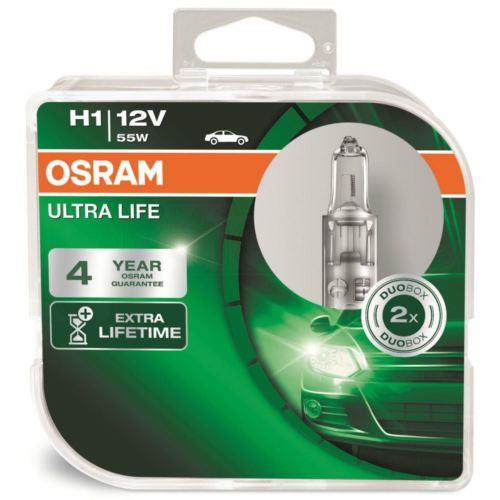 Osram 64150 ULT DUO Lampa halogenowa 12V H1 55W 64150ULTDUO: Dobra cena w Polsce na 2407.PL - Kup Teraz!