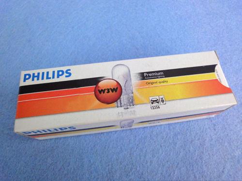 Philips 12256 Лампа накаливания W3W 12V 3W 12256: Отличная цена - Купить в Польше на 2407.PL!