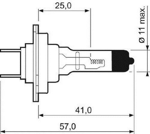 Narva 483394000 Лампа галогенная Narva Rangepower +50% 12В H7 55Вт +50% 483394000: Отличная цена - Купить в Польше на 2407.PL!