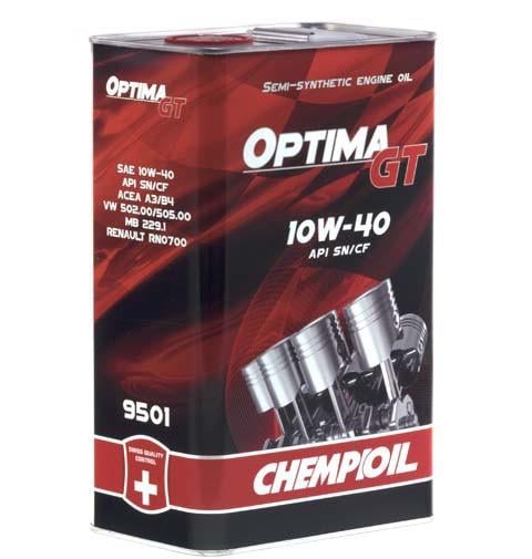 Chempioil 4770242401052 Engine oil Chempioil Optima GT 10W-40, 1L 4770242401052: Buy near me in Poland at 2407.PL - Good price!
