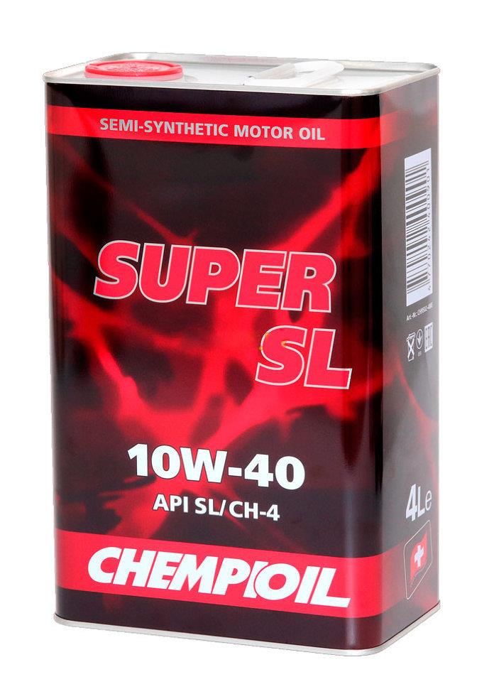 Chempioil 4770242400901 Engine oil CHEMPIOIL Super SL 10W-40, 4L 4770242400901: Buy near me in Poland at 2407.PL - Good price!