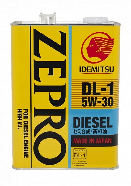 Idemitsu 2156-004 Engine oil Idemitsu Zepro Diesel DL-1 5W-30, 4L 2156004: Buy near me in Poland at 2407.PL - Good price!