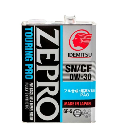 Idemitsu 3615-004 Engine oil Idemitsu Zepro Touring Pro 0W-30, 4L 3615004: Buy near me at 2407.PL in Poland at an Affordable price!