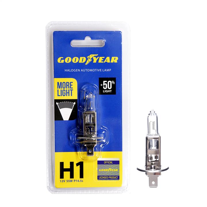 Goodyear GY011125 Halogen lamp 12V H1 55W GY011125: Buy near me in Poland at 2407.PL - Good price!