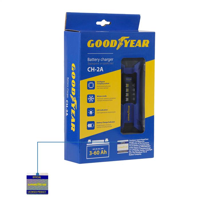Goodyear ładowarki elektroniczny do akumulatorów ołowiowo-kwasowych 2a-ch Goodyear GY003000
