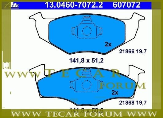 VAG 1H0 698 151 A Brake Pad Set, disc brake 1H0698151A: Buy near me in Poland at 2407.PL - Good price!
