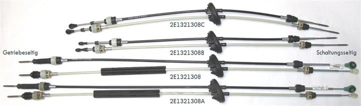 VAG 2E1 321 308 Cable Pull, parking brake 2E1321308: Buy near me in Poland at 2407.PL - Good price!