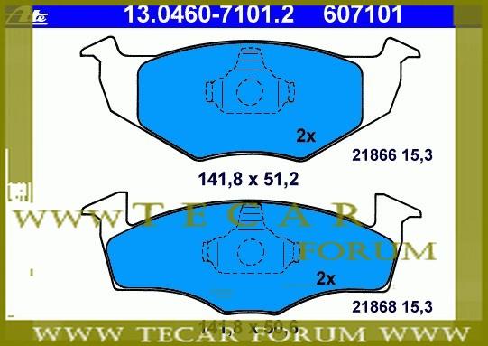 VAG 1H0 698 151 B Brake Pad Set, disc brake 1H0698151B: Buy near me in Poland at 2407.PL - Good price!