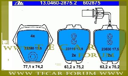 VAG 4B3 698 151 B Brake Pad Set, disc brake 4B3698151B: Buy near me at 2407.PL in Poland at an Affordable price!