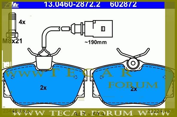 VAG 7M3 698 451 D Тормозные колодки, комплект 7M3698451D: Отличная цена - Купить в Польше на 2407.PL!