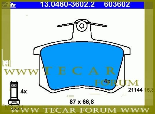 VAG 4D0 698 451 G Brake Pad Set, disc brake 4D0698451G: Buy near me in Poland at 2407.PL - Good price!