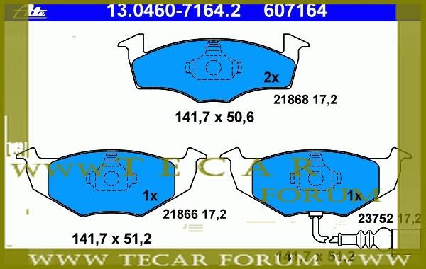 VAG 6Q0 698 151 B Disc brake pad set 6Q0698151B: Buy near me at 2407.PL in Poland at an Affordable price!