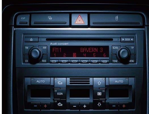 VAG 8E0 057 185 AX Radio magnetofon „stereo” - „cd” i sterowanie zmieniarką płyt cd 8E0057185AX: Dobra cena w Polsce na 2407.PL - Kup Teraz!