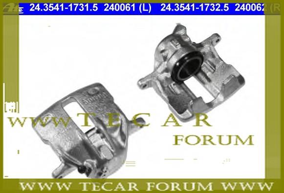 VAG 357 615 124 BX Brake caliper 357615124BX: Buy near me at 2407.PL in Poland at an Affordable price!