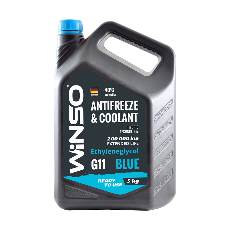 Winso 880970 Antifreeze G11, blue, -40°C, 5 l 880970: Buy near me in Poland at 2407.PL - Good price!