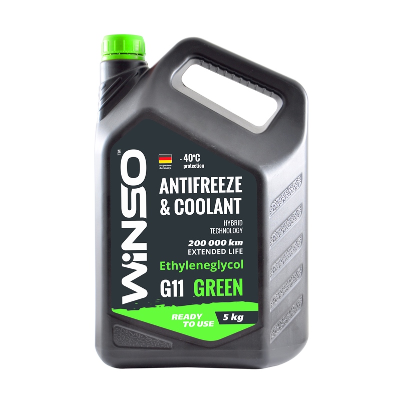 Winso 880950 Coolant G11, green, -40°C, 5 L 880950: Buy near me in Poland at 2407.PL - Good price!