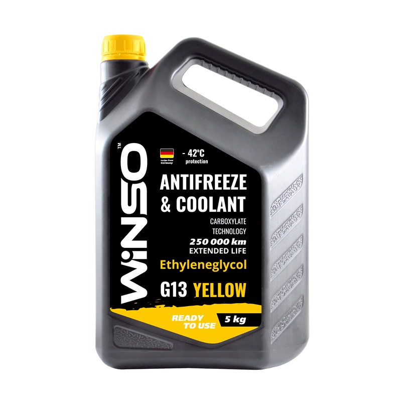 Winso 880930 Antifreeze G13, yellow, -42°C, 5 l 880930: Buy near me in Poland at 2407.PL - Good price!