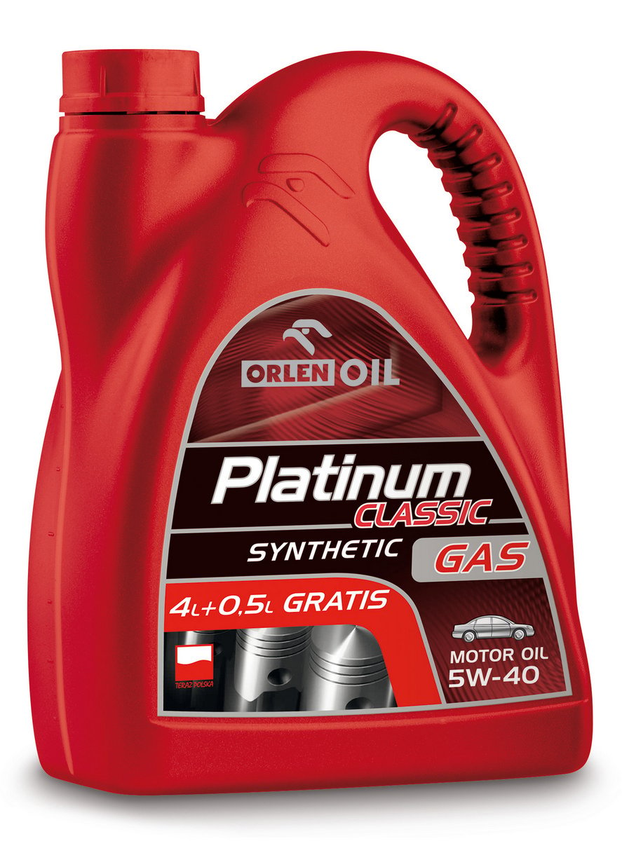 Orlen QFS409B60 Engine oil Orlen Platinum Classic Gas Semisynthetic 5W-40, 4,5L QFS409B60: Buy near me in Poland at 2407.PL - Good price!