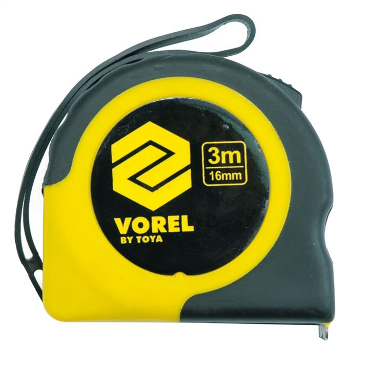 Vorel 10101 Miara zwijana żółto-czarna, 2 m x16 mm 10101: Dobra cena w Polsce na 2407.PL - Kup Teraz!