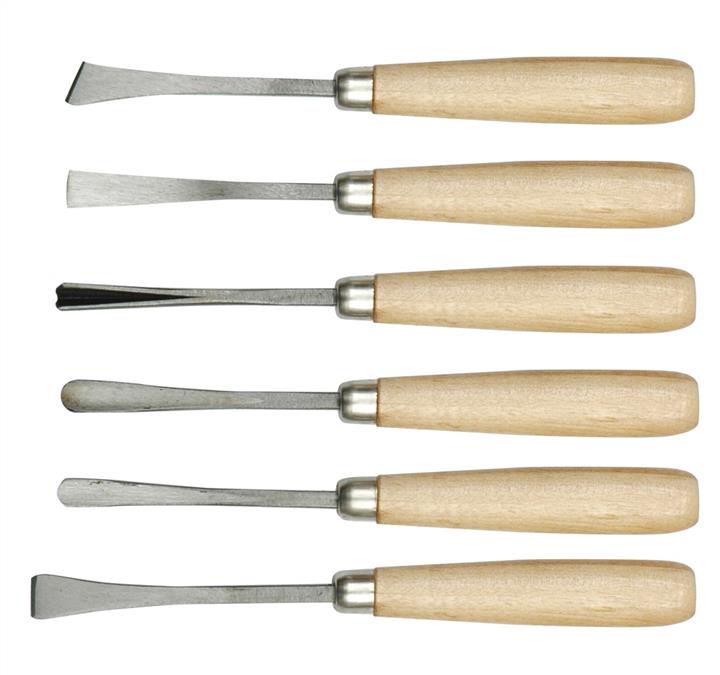 Vorel 25700 Set of curly chisels with wooden handle 6 pcs 25700: Buy near me in Poland at 2407.PL - Good price!