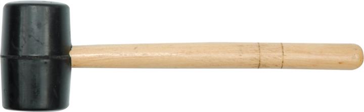 Vorel 33550 Rubber hammer with wooden handle, 45 mm, 230g 33550: Buy near me in Poland at 2407.PL - Good price!