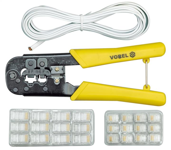 Vorel 45503 Crimping pliers for connectors (crimper) 45503: Buy near me in Poland at 2407.PL - Good price!