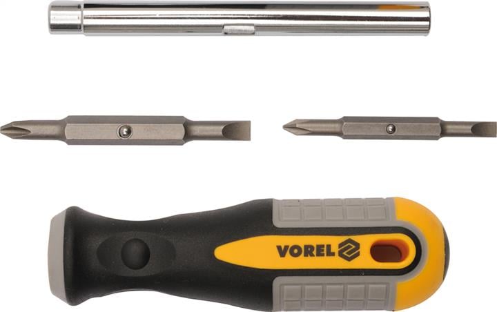 Vorel 64654 Screwdriver with replaceable nozzles 64654: Buy near me in Poland at 2407.PL - Good price!