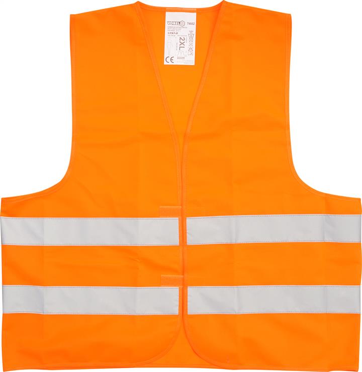 Vorel 74662 Signal vest, orange, size XXL 74662: Buy near me in Poland at 2407.PL - Good price!