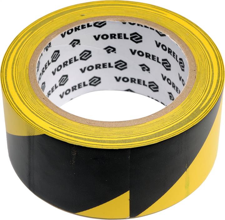 Vorel 75231 Adhesive signal tape, yellow-black, 48 mm x 33 m 75231: Buy near me in Poland at 2407.PL - Good price!