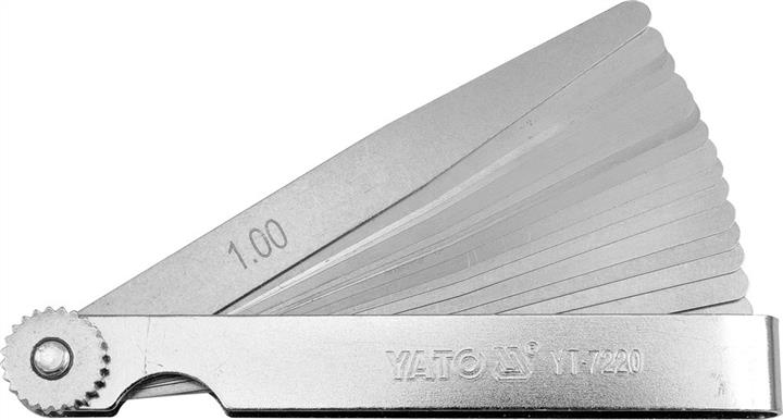 Yato YT-7220 Набор щупов измерительных, 0.02-1 мм, 100 мм, 17 шт YT7220: Отличная цена - Купить в Польше на 2407.PL!