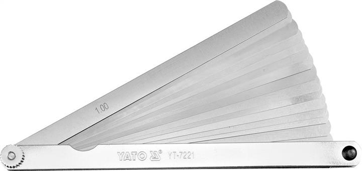 Yato YT-7221 Szczelinomierz 200 mm, 17 listków, 0,02-1 mm YT7221: Dobra cena w Polsce na 2407.PL - Kup Teraz!