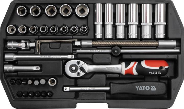 Yato YT-1448 Набор головок торцевых: квадрат 1/4", отверточные насадки 4-14 мм с инструментами, 42шт YT1448: Отличная цена - Купить в Польше на 2407.PL!