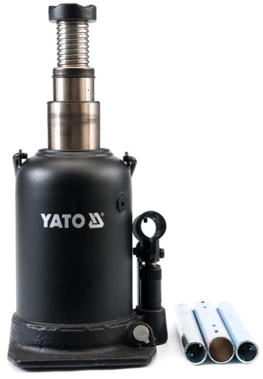 Yato YT-1714 Домкрат бутылочный 10 т, два штока, 208-523 мм YT1714: Отличная цена - Купить в Польше на 2407.PL!