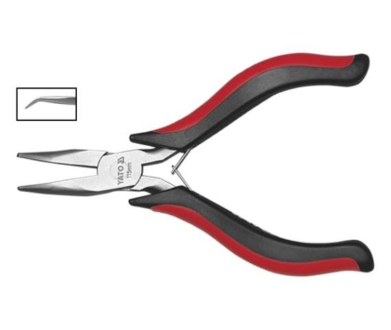 Yato YT-2084 Bent nose pliers, mini 115 mm YT2084: Buy near me in Poland at 2407.PL - Good price!
