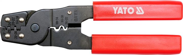 Yato YT-2256 Ratchet crimping pliers 0.08-6 mm2 YT2256: Buy near me in Poland at 2407.PL - Good price!