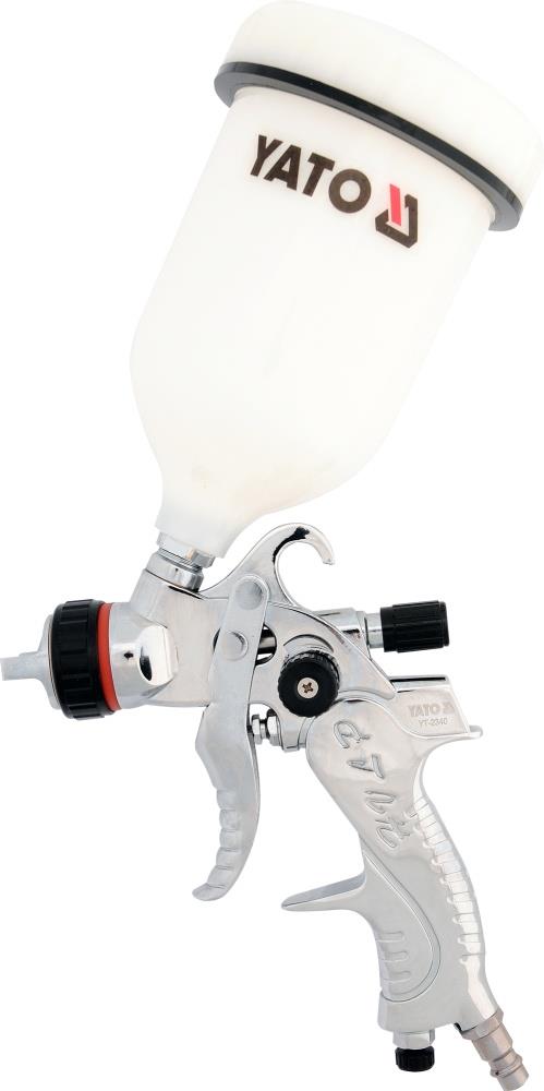 Yato YT-2340 Spray gun with fluid cup, hvlp 0.6l, 1.4 mm YT2340: Buy near me in Poland at 2407.PL - Good price!