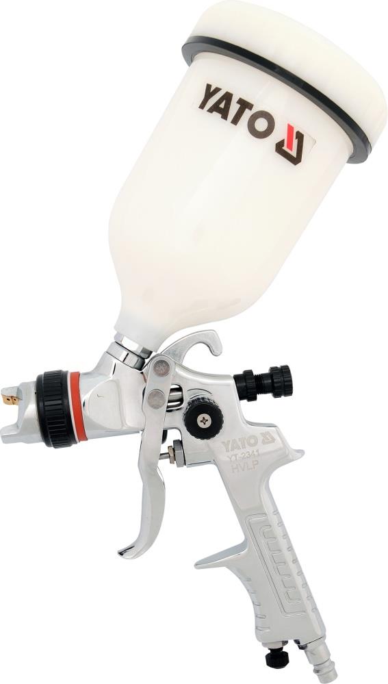 Yato YT-2341 Spray gun with fluid cup, hvlp 0.6l, 1.5 mm YT2341: Buy near me at 2407.PL in Poland at an Affordable price!