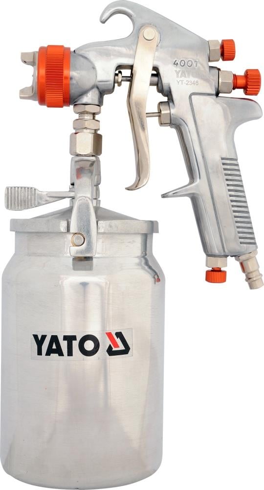 Yato YT-2346 Краскопульт пневматический с нижним бачком, сопло диаметр1,8мм, 1л YT2346: Отличная цена - Купить в Польше на 2407.PL!