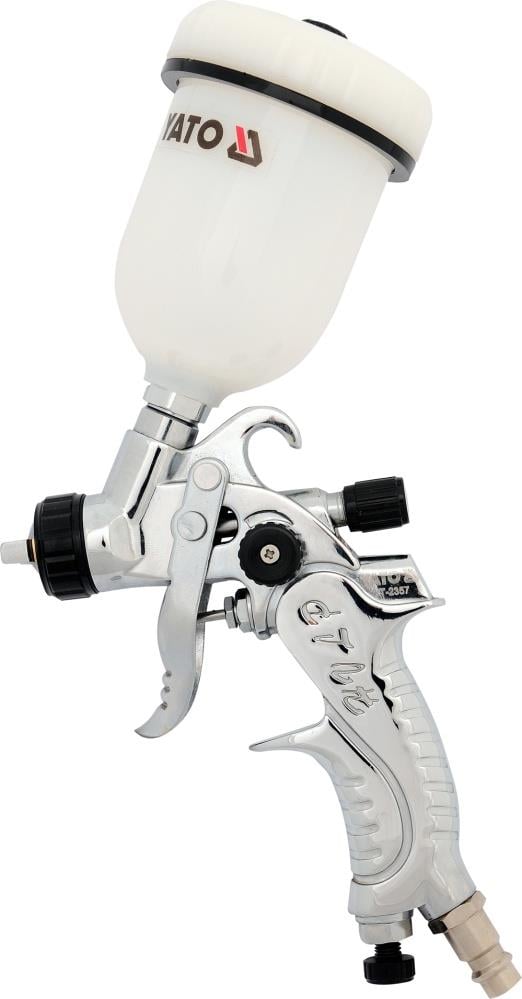 Yato YT-2357 Spray gun with fluid cup, hvlp 0.1l, 0.8 mm YT2357: Buy near me in Poland at 2407.PL - Good price!