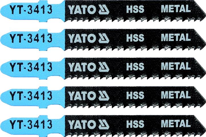 Yato YT-3413 Brzeszczot do wyrzynarki typ t, 12 tpi, do metalu, 5 szt YT3413: Dobra cena w Polsce na 2407.PL - Kup Teraz!