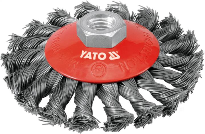 Yato YT-4763 Circular brush, twist steel wire YT4763: Buy near me at 2407.PL in Poland at an Affordable price!