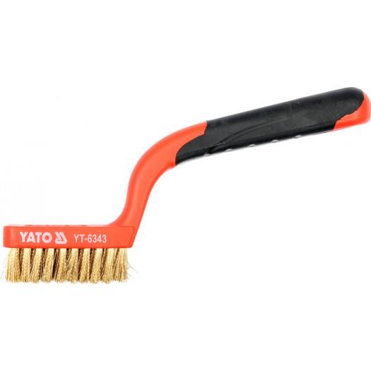 Yato YT-6343 Wire brush with plastic handle YT6343: Buy near me in Poland at 2407.PL - Good price!